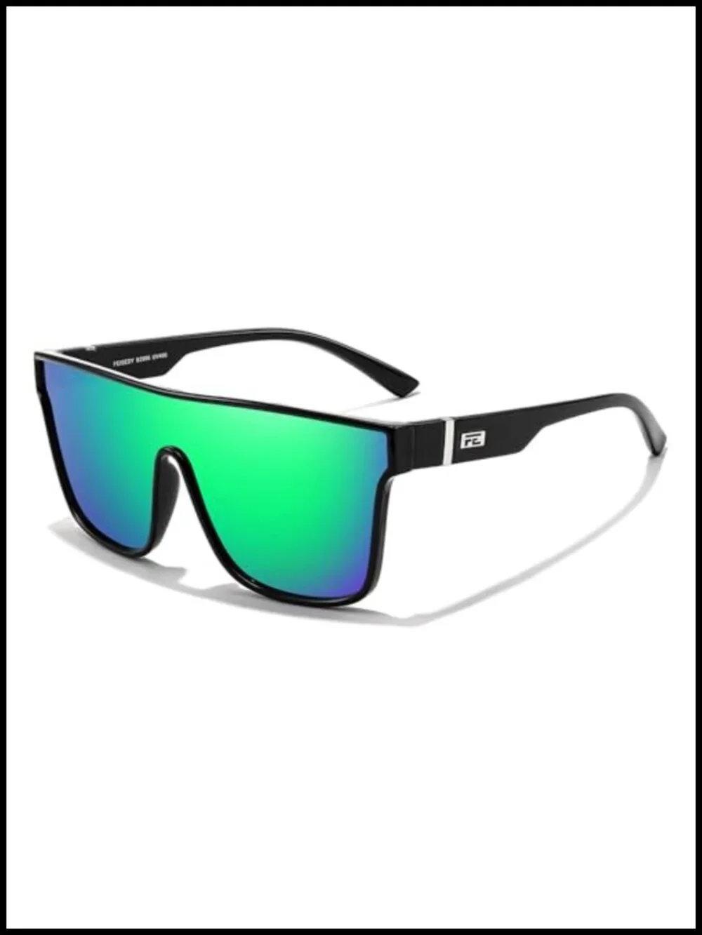 Oversized Square Mirrored Sunglasses UV400 Driving Beach Shades